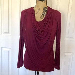 CAbi Plumberry Drape Tee